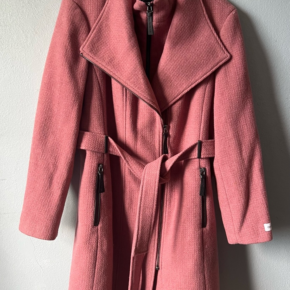Calvin Klein Pink Trench Coat